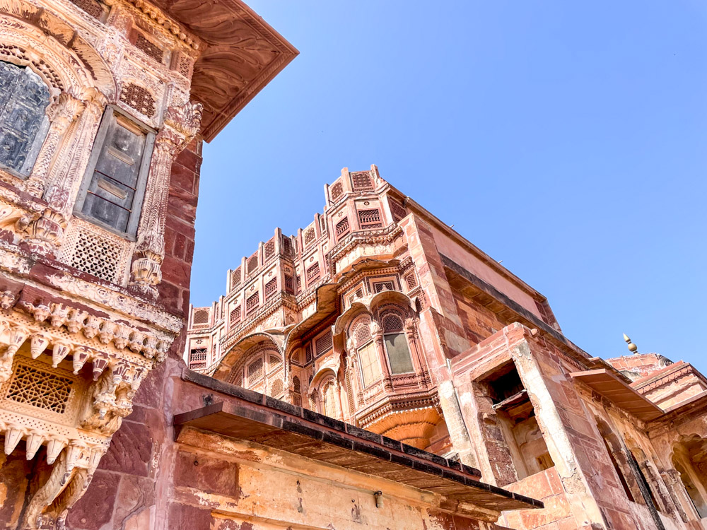 Particolare del Forte Mehrangarh di Jodhpur