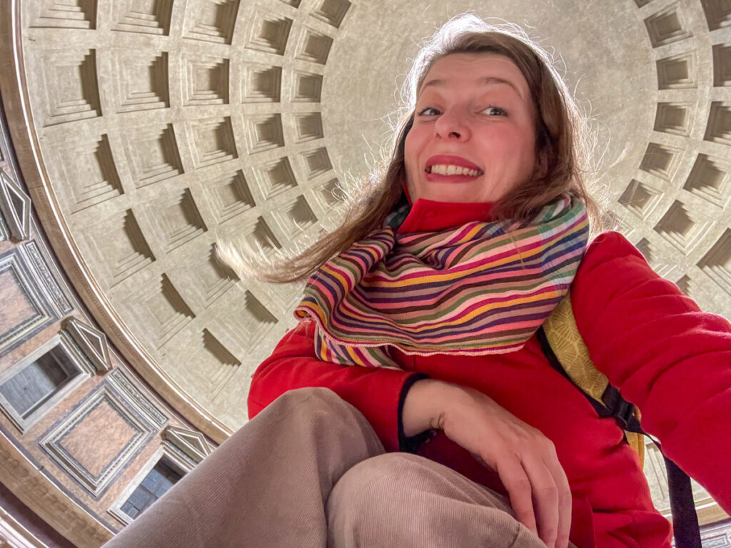 Paola Bertoni nel Pantheon di Roma