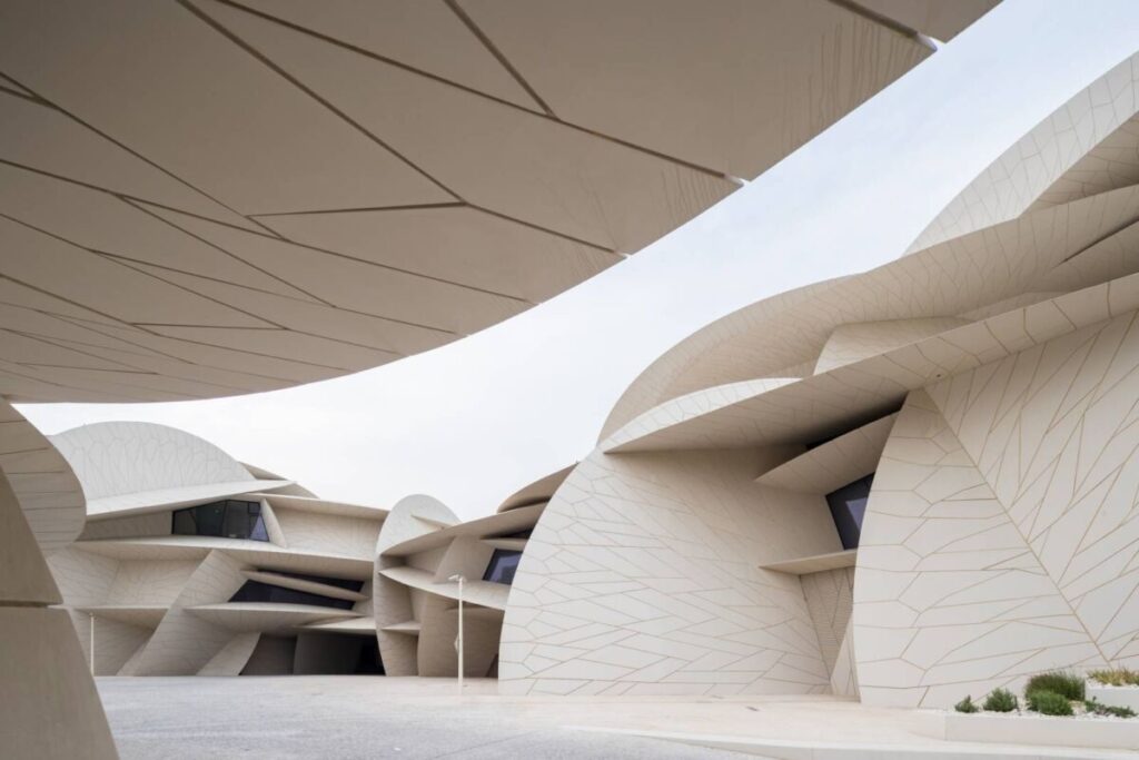 Facciata del National Museum of Qatar