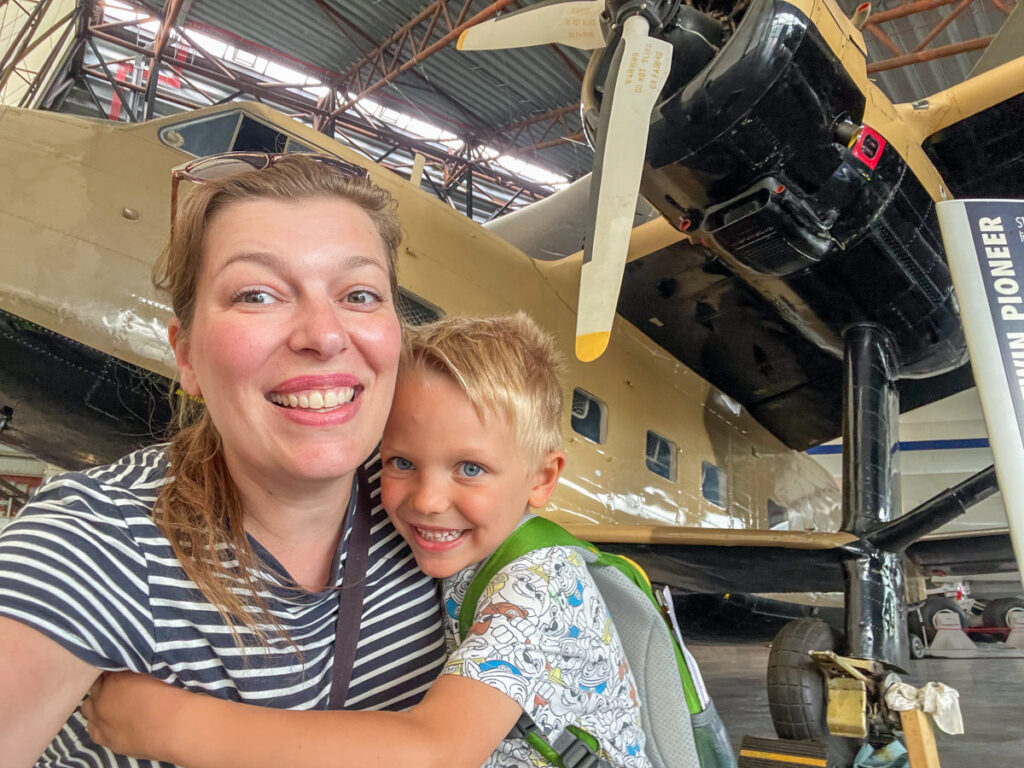 Paola e Ben Bertoni al Royal Air Force Museum Midlands