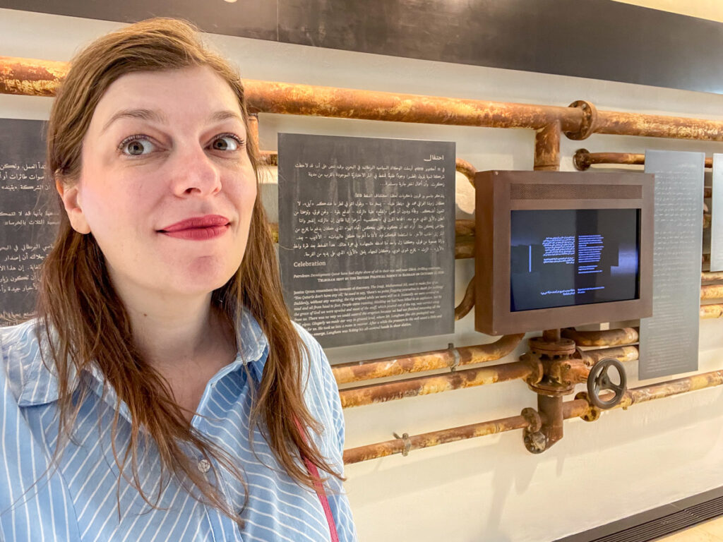 Paola Bertoni nella Company House dei Msheireb Museums di Doha