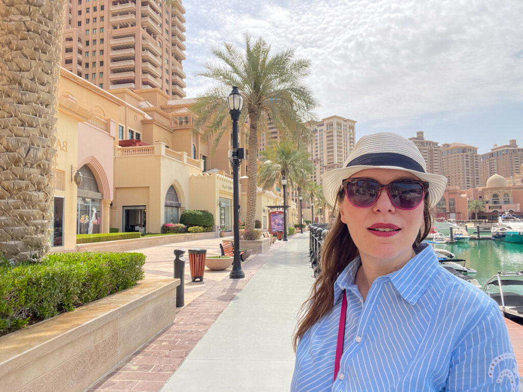 Paola Bertoni a The Pearl Qatar a Doha