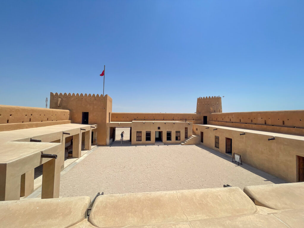 Interno del Forte di Al Zubara nel nord del Qatar
