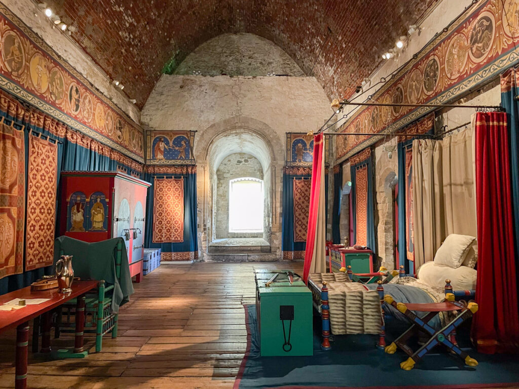 La camera di Enrico II nella Great Tower del Castello di Dover