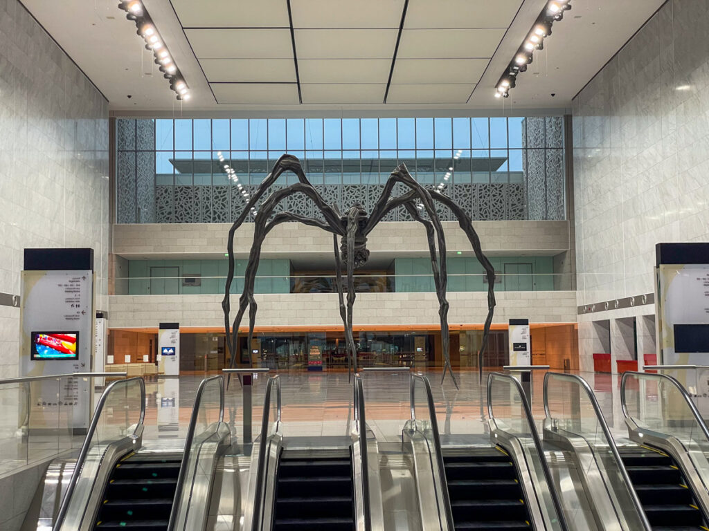 Maman, scultura di Louise Bourgeois al Qatar National Convention Center a Doha