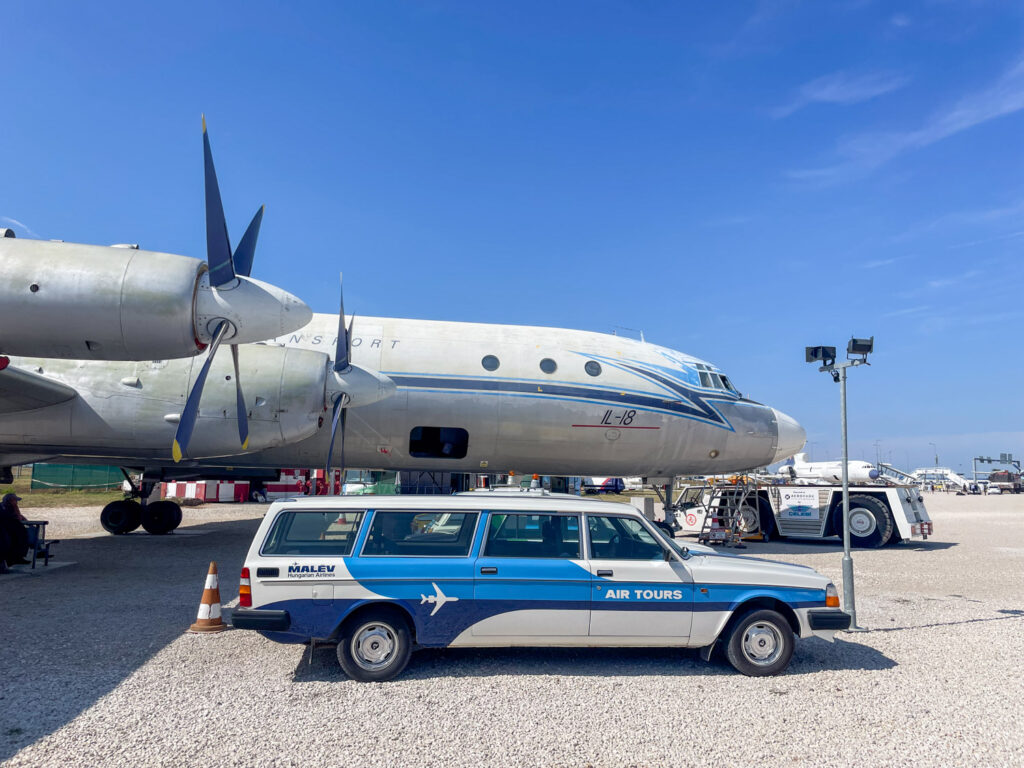 Auto dell'Aeropark usata per il tour dell’Aeroporto Internazionale di Budapest Ferenc Liszt