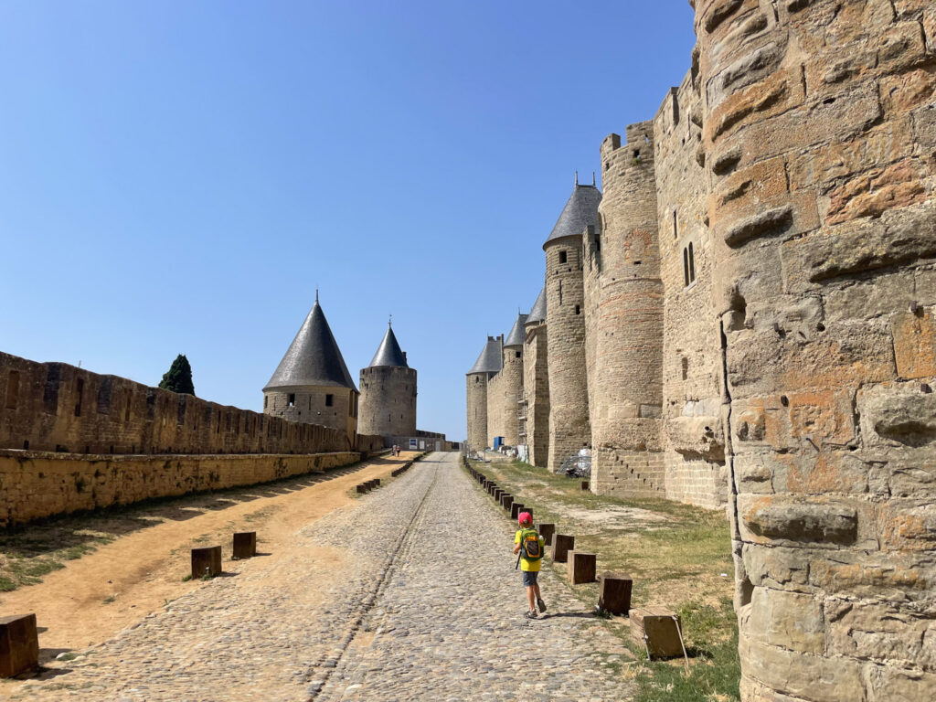 Mura esterne della cittadella medievale di Carcassonne