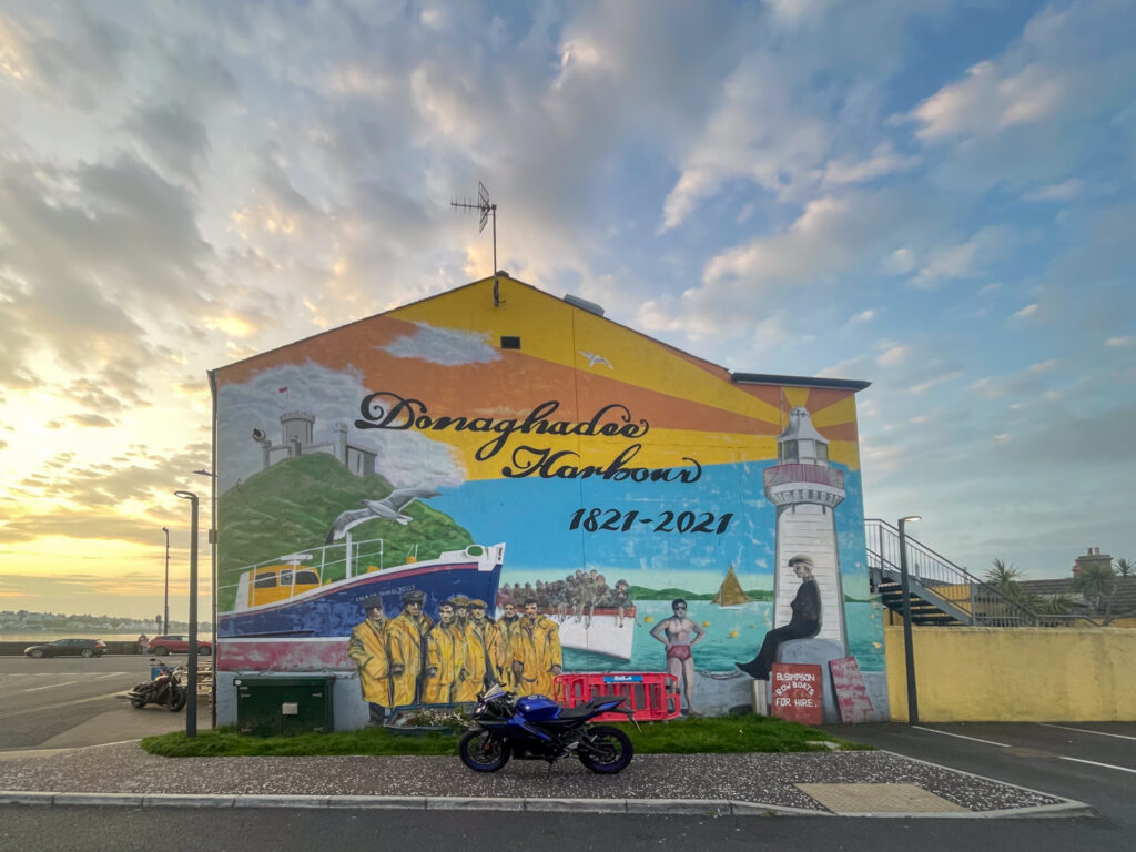 Dipinto murale a Donaghadee, Contea di Down, Irlanda del Nord
