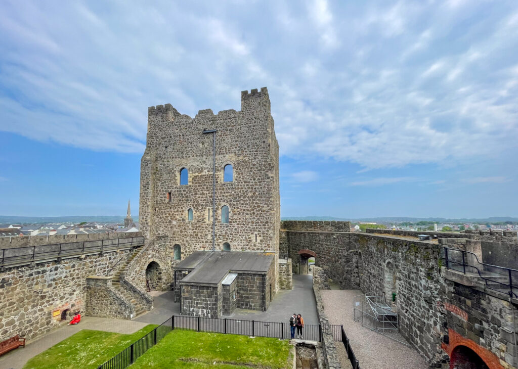 La torre chiamata "The Keep", la parte più solida e protetta del Castello di Carrickfergus