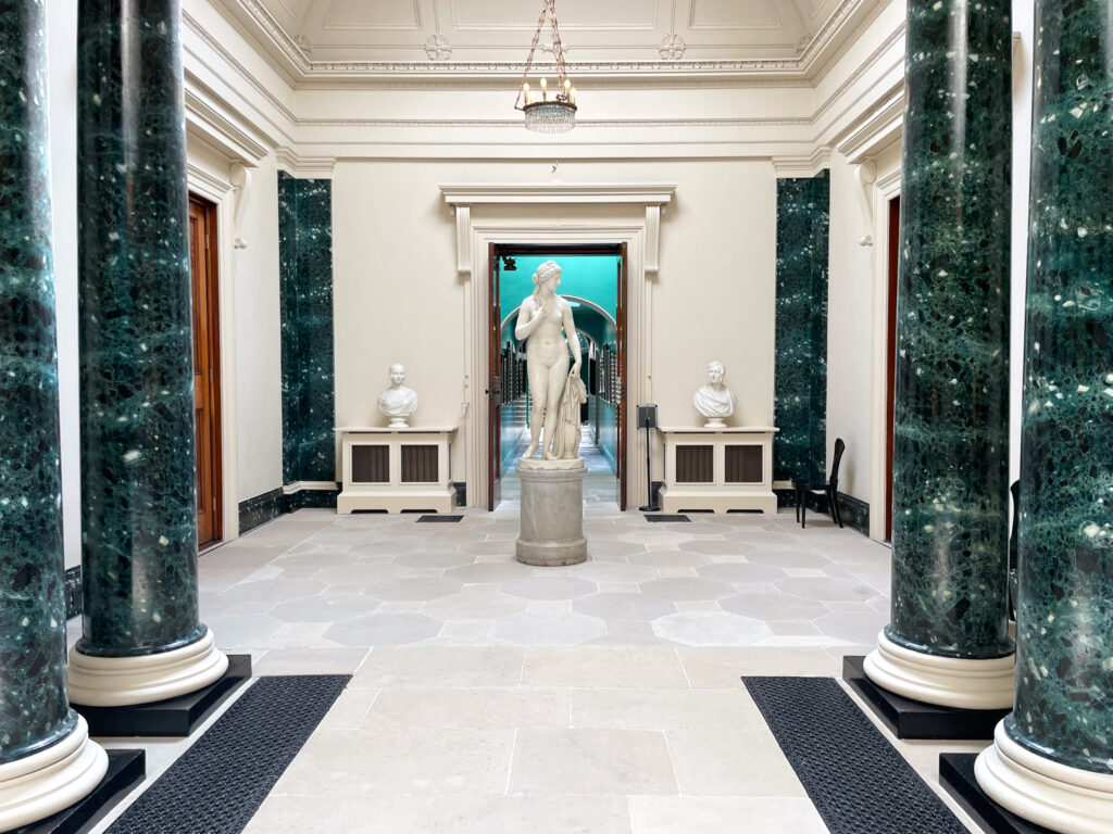 Ingresso principale nella residenza di Mount Stewart