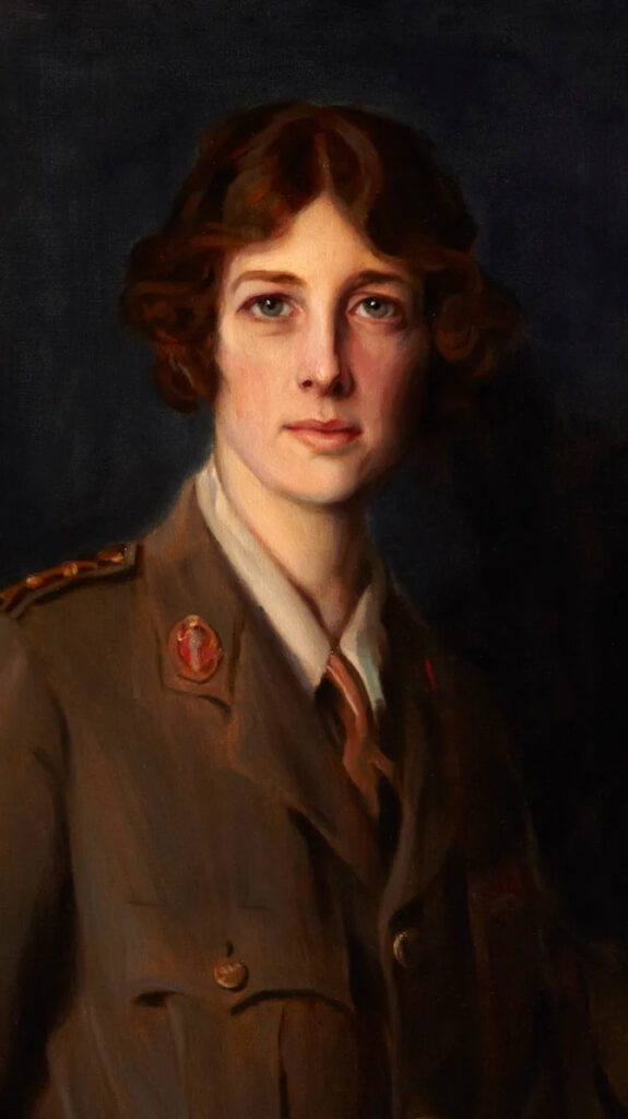 Ritratto di Lady Edith Vane-Tempest Stewart durante la prima guerra mondiale