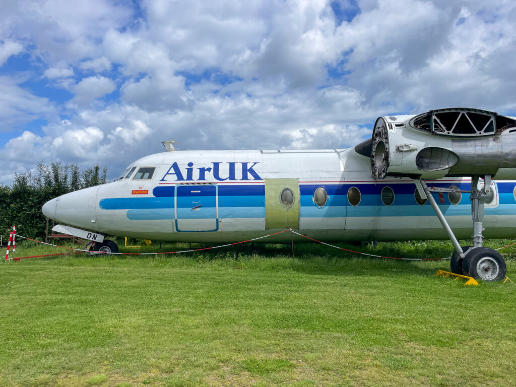 Aereo AirUK al Museo dell'Aviazione di Norwich