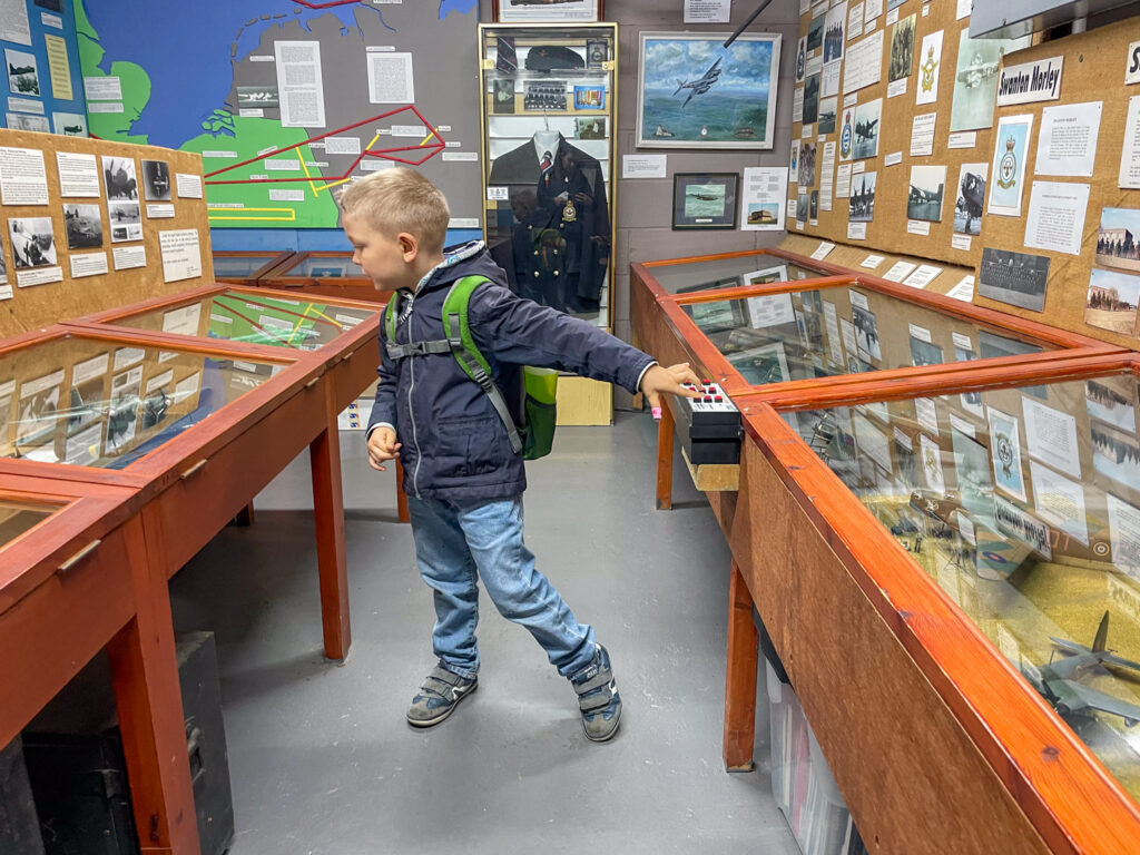 Ben Bertoni al Museo dell'Aviazione di Norwich