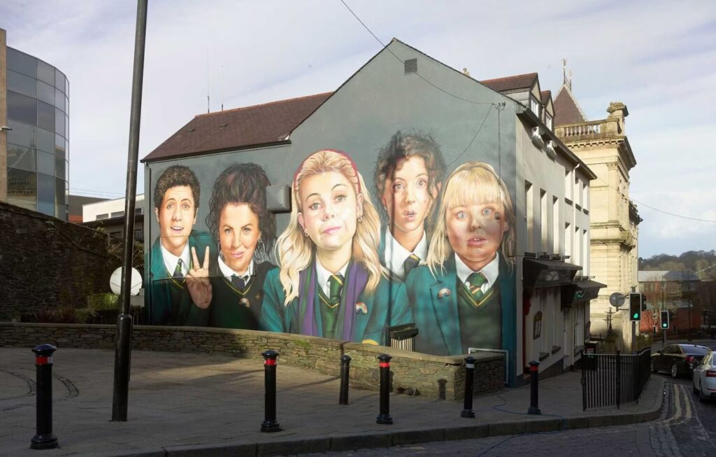 Murale di Derry Girls