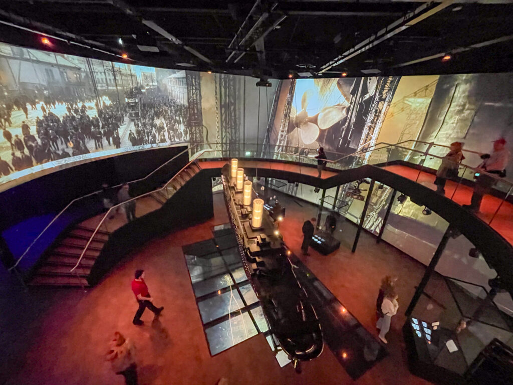 Installazione multimediale al museo Titanic Belfast