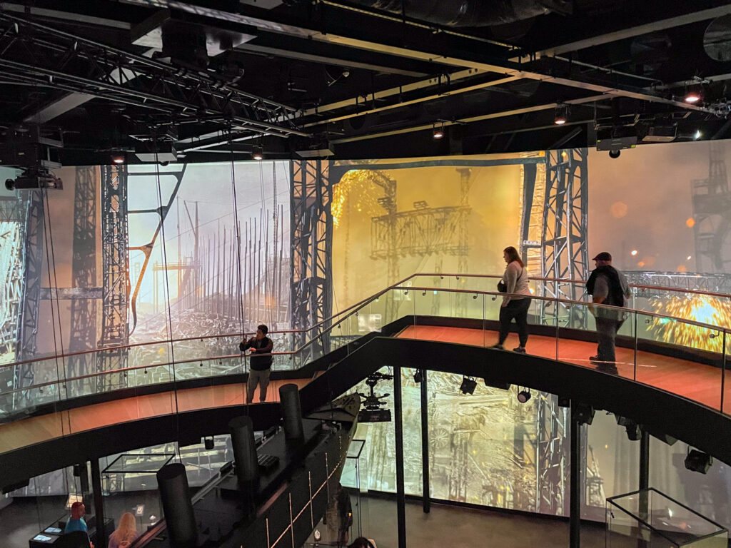 Installazione multimediale al museo Titanic Belfast