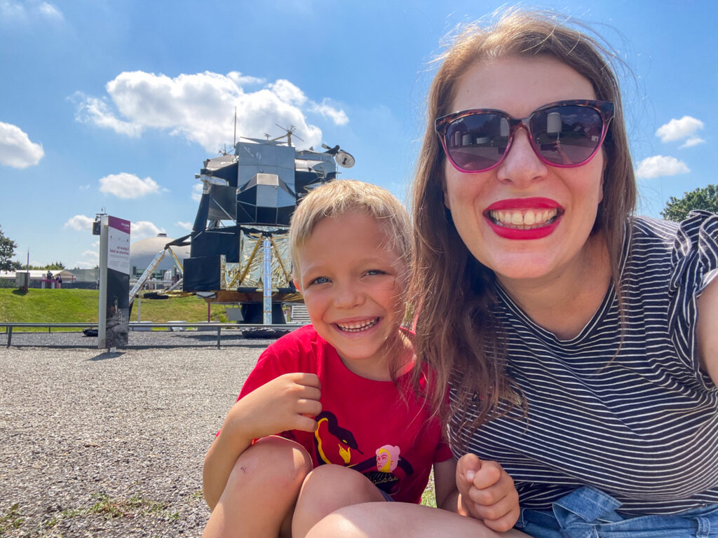 Paola e Ben Bertoni alla Città dello Spazio di Tolosa