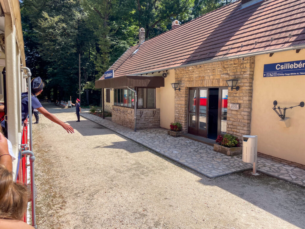 Stazione Csillebérc della Ferrovia dei Bambini di Budapest