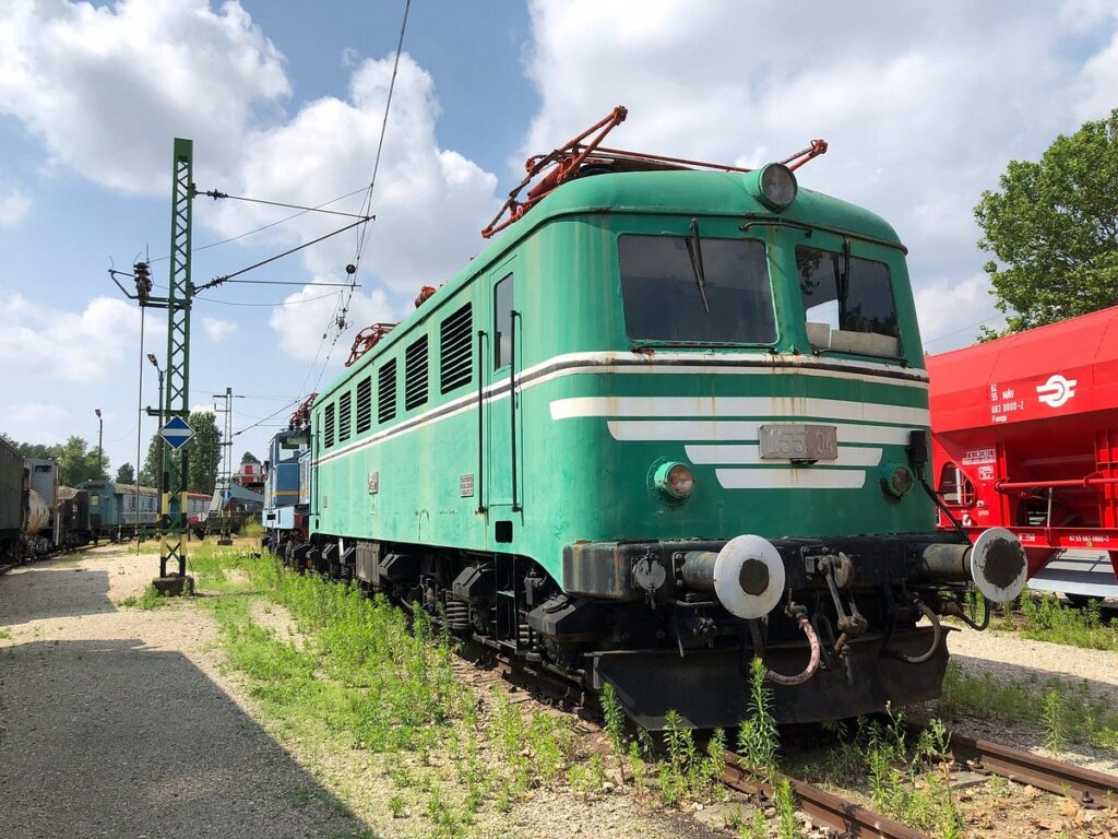 Locomotiva elettrica al Museo Ferroviario Ungherese di Budapest