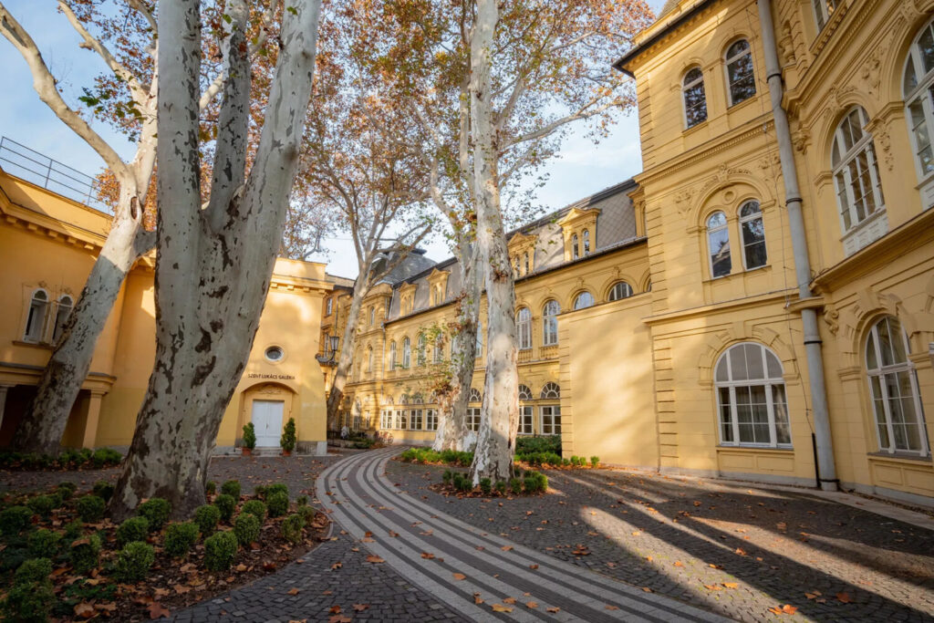 Ingresso delle Terme Lukacs a Budapest