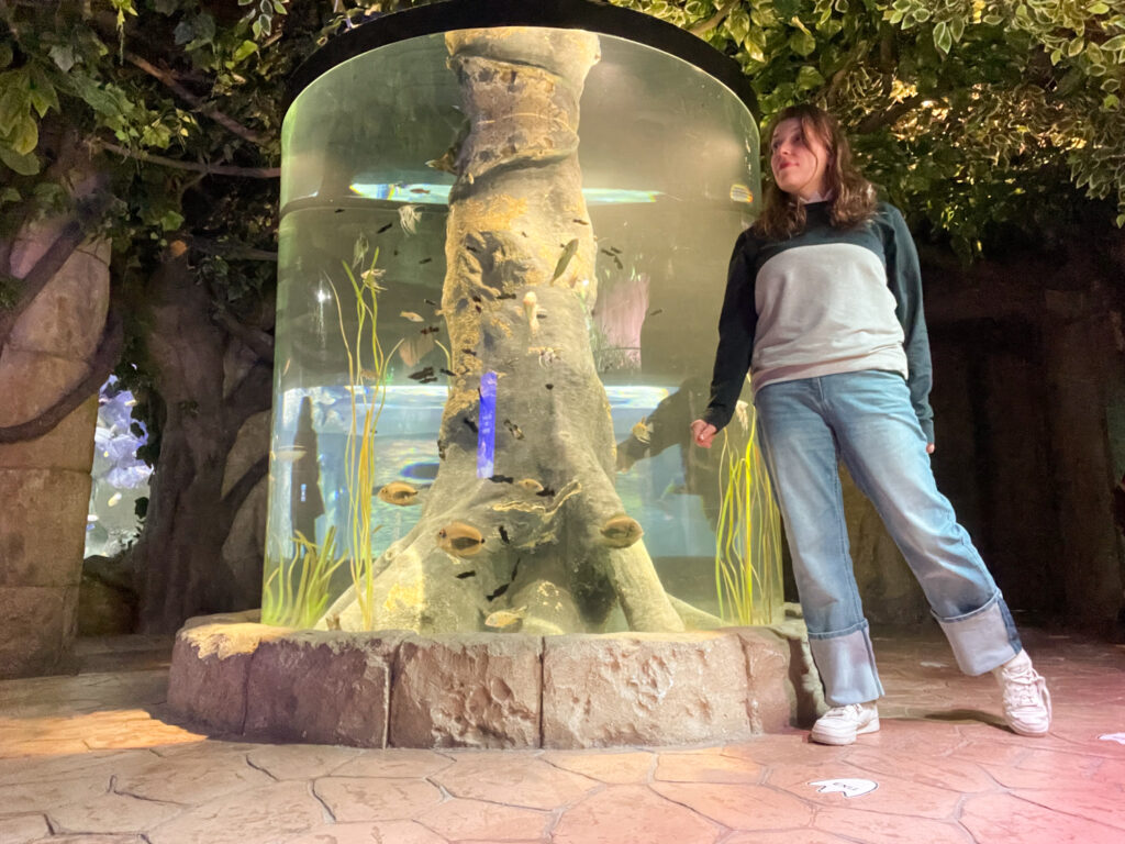 Paola Bertoni all'Acquario Nazionale di Malta