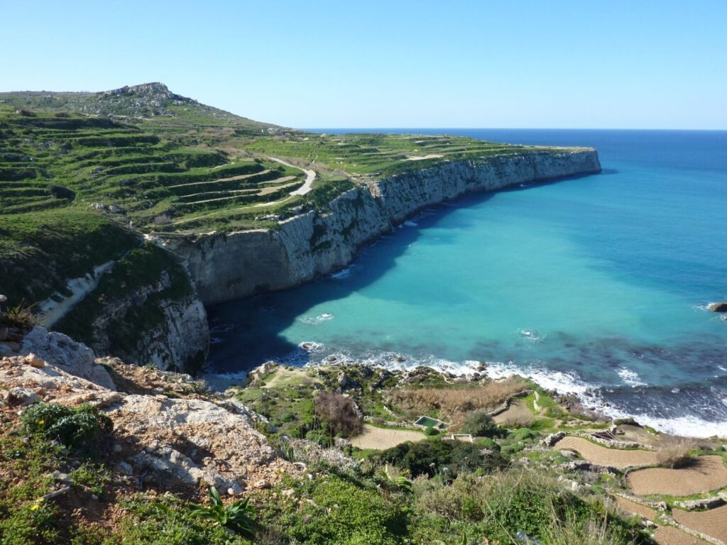 Spiaggia di Fomm ir-Riħ a Malta
