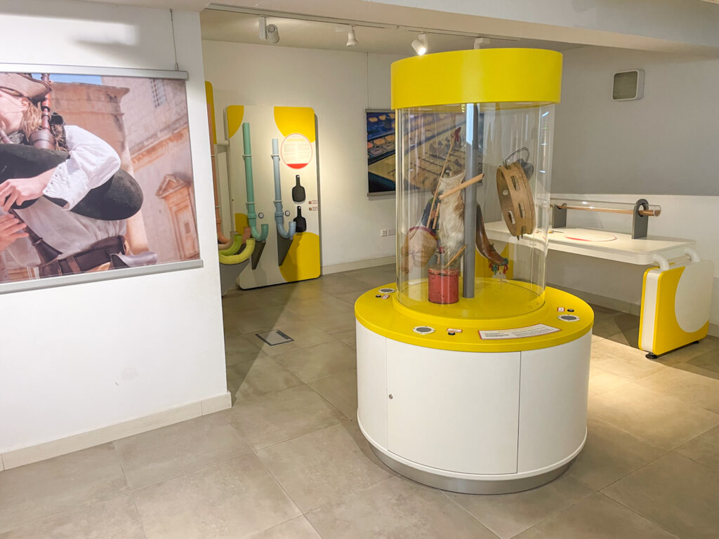 La sala dedicata ai suoni al museo della scienza Esplora di Malta