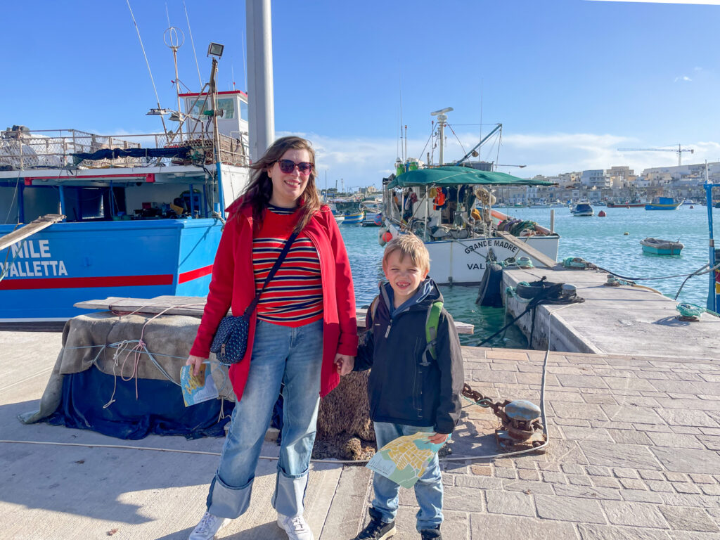 Paola e Ben Bertoni a Marsaxlokk, Malta