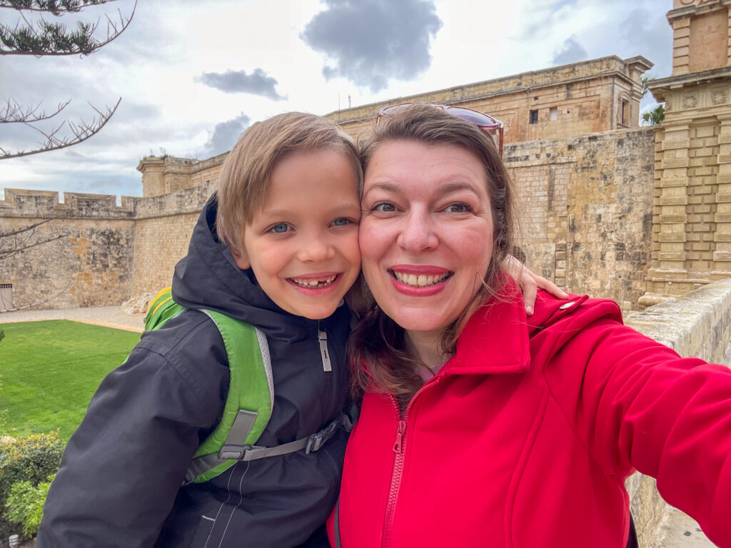 Paola e Ben Bertoni a Mdina, Malta
