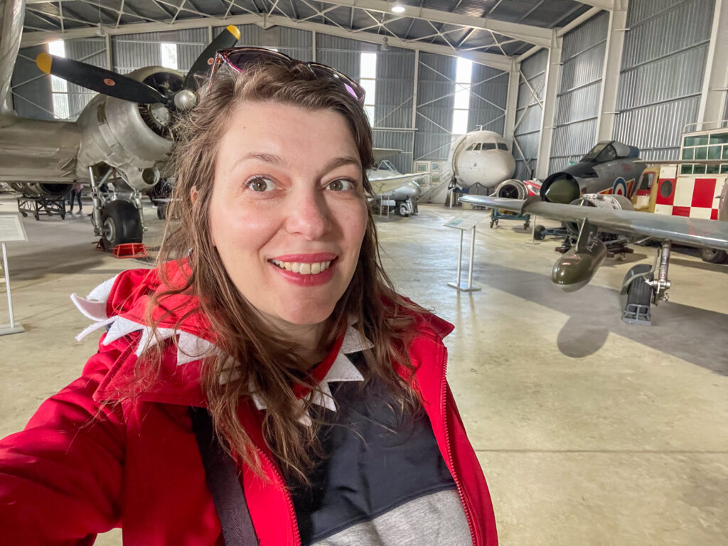 Paola Bertoni al Malta Aviation Museum