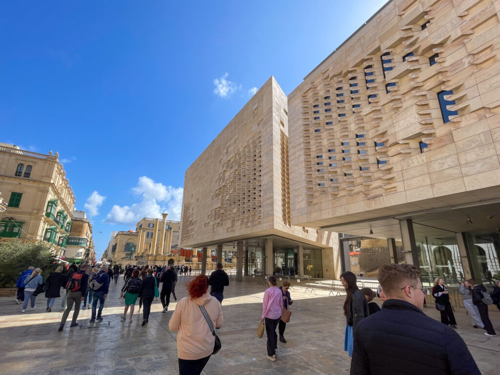 Esterno del Parlamento di La Valletta, Malta