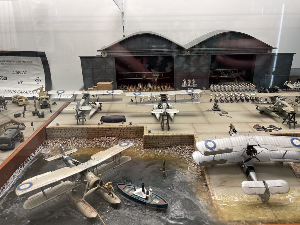 Modellino dell'idroscalo della RAF a Kalafrana al Malta Aviation Museum