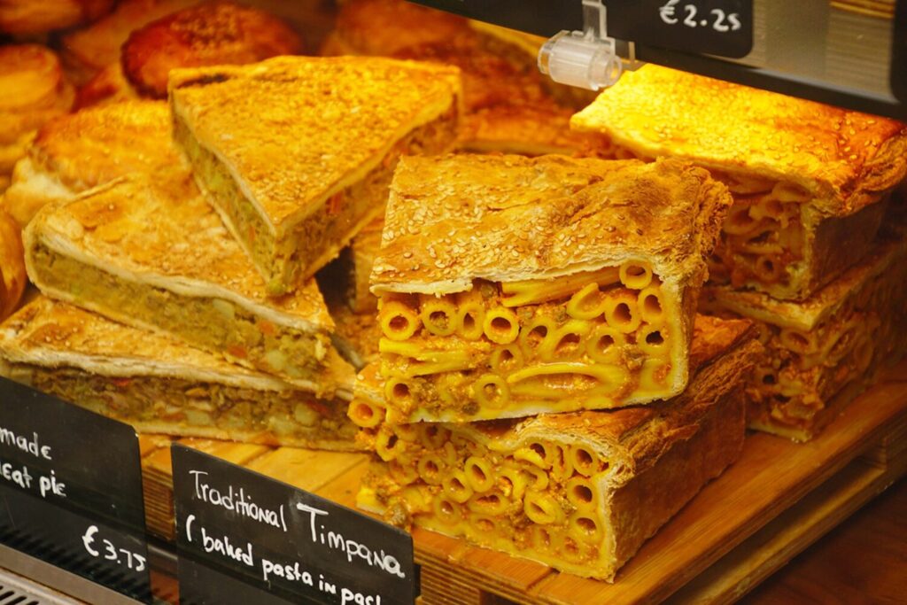 Pasta al forno maltese timpana