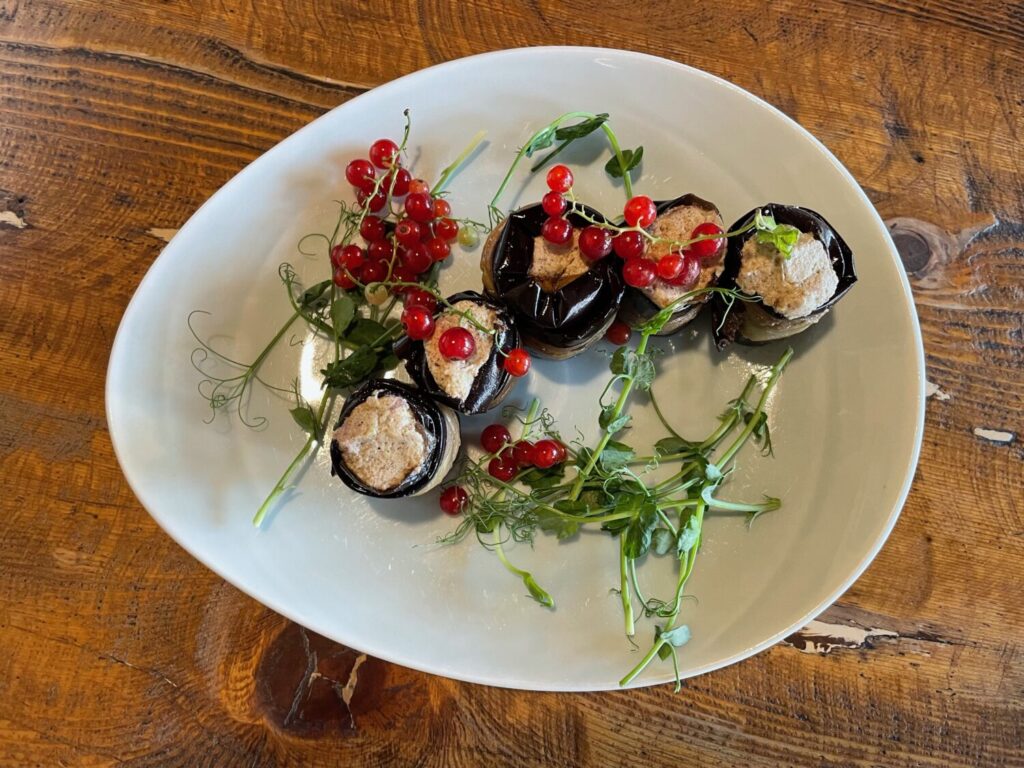 Badrijani al ristorante Pasaunari a Tbilisi