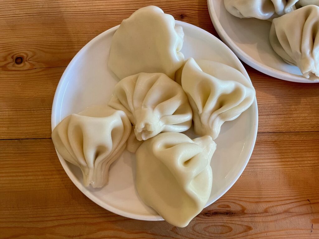 Kinkhali al ristorante Gala di Kutaisi, Georgia