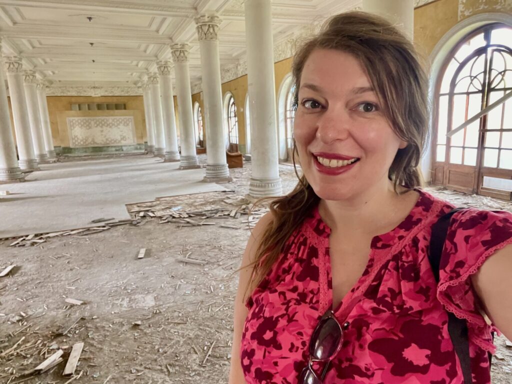 Paola Bertoni nel Sanatorio Imereti a Tskaltubo