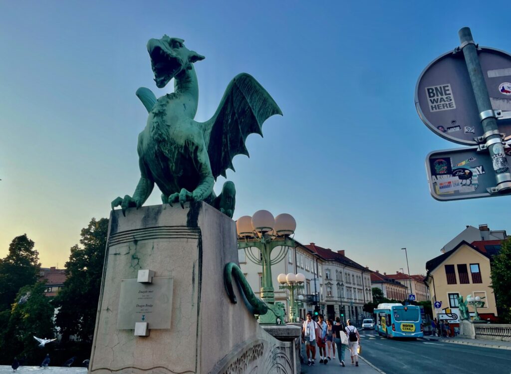 Ponte dei Draghi a Lubiana