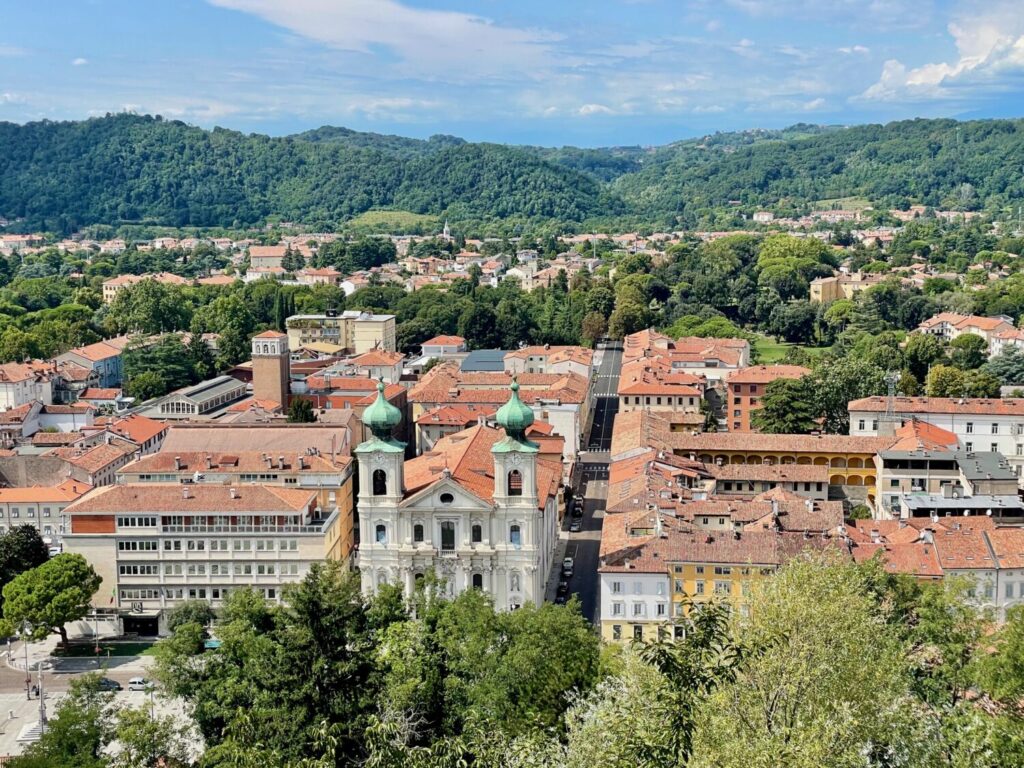 Gorizia vista da Borgo Castello