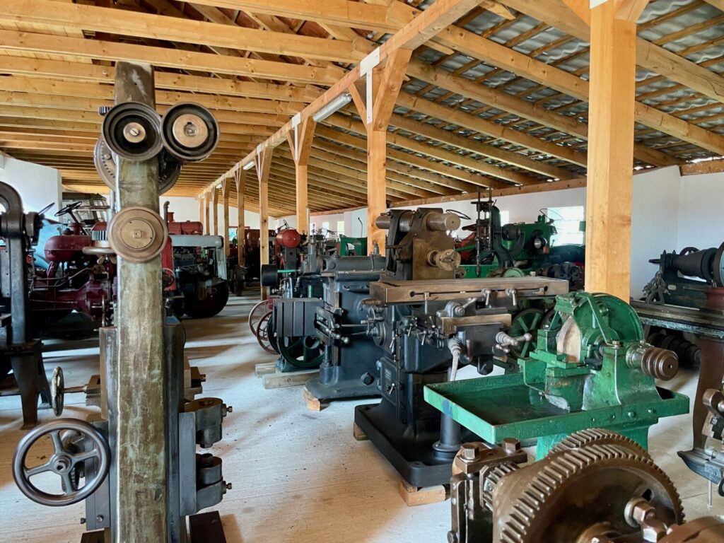 Macchinari industriali al Museo delle Macchine Agricole di Mezőkövesd, Ungheria
