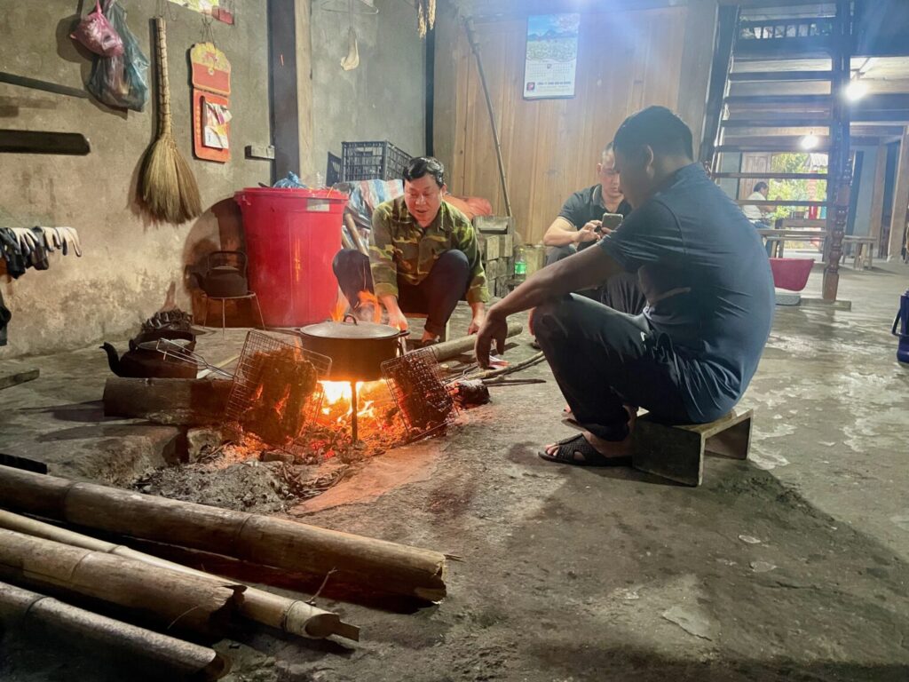 Interno dell'homestay di Giang Ha, nel nord del Vietnam