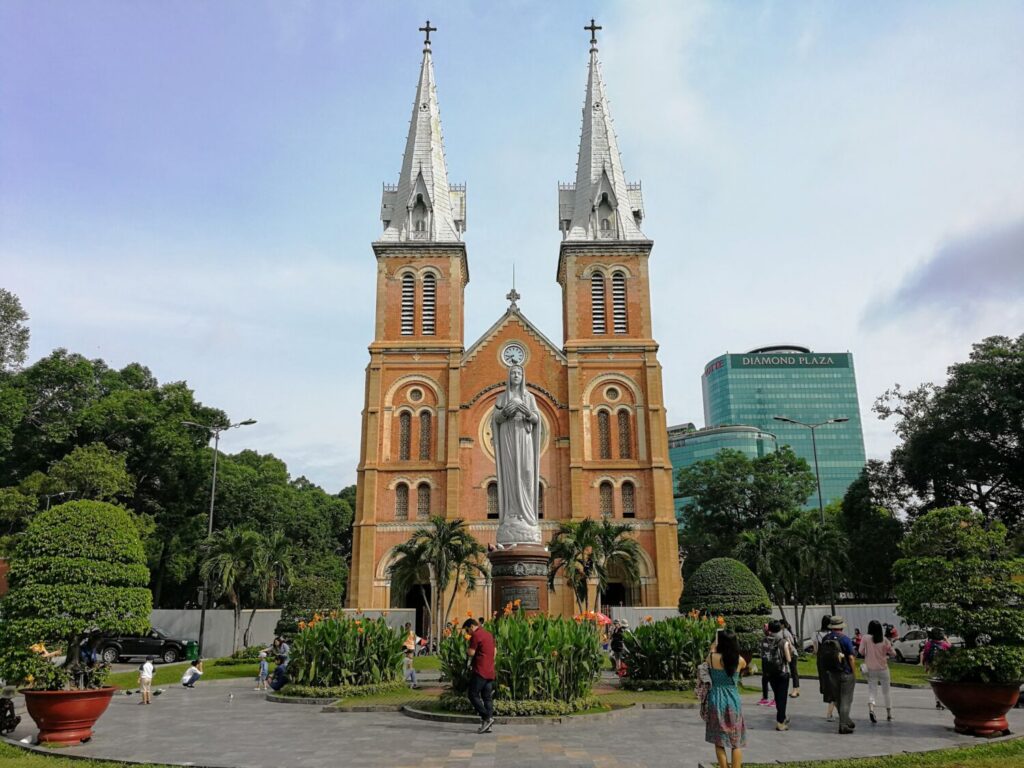 Basilica di Notre-Dame di Saigon a Ho Chi Minh City, Vietnam