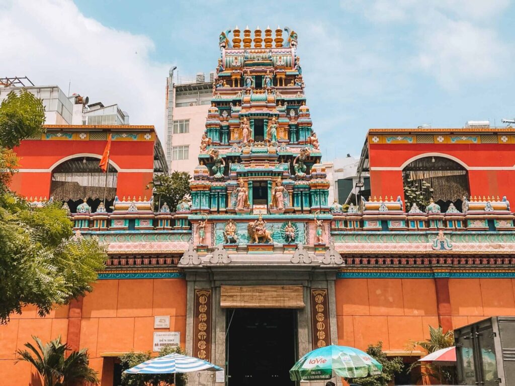 Tempio Hindu di Mariamman a Ho Chi Minh City, Vietnam