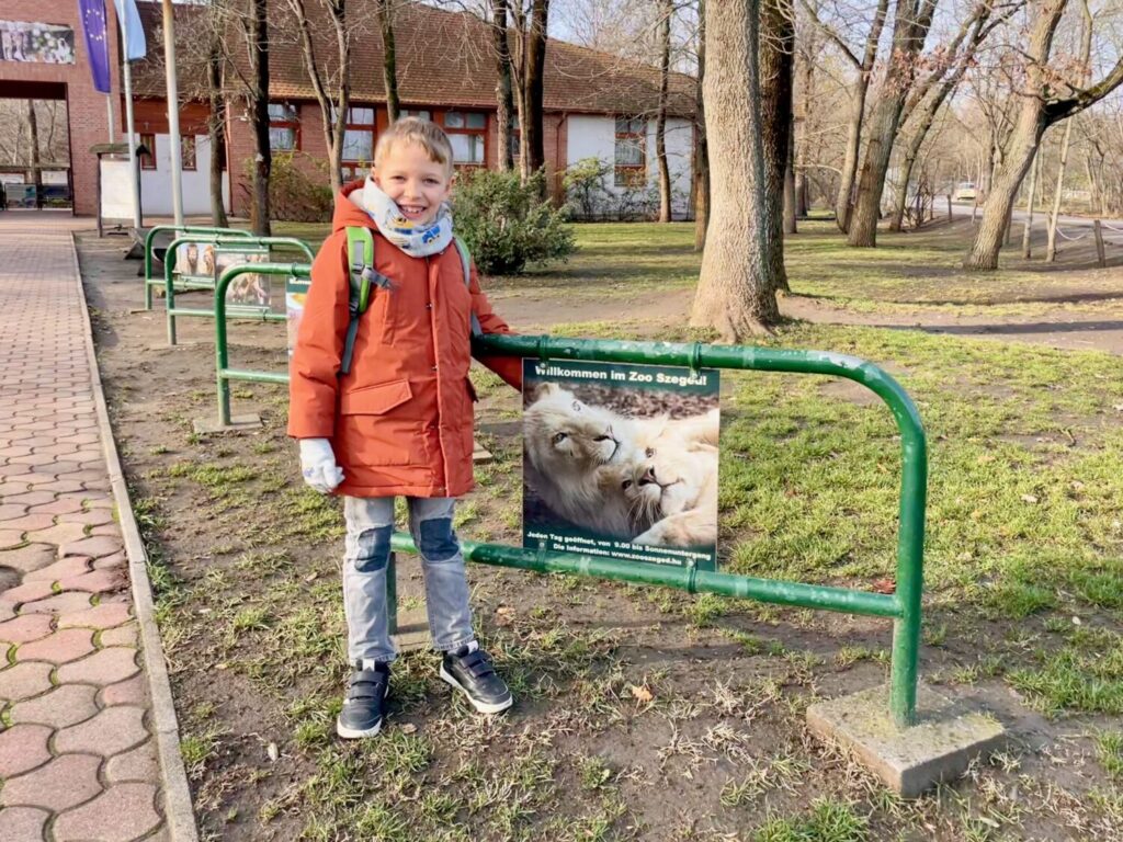 Ben Bertoni allo Zoo di Szeged, Ungheria