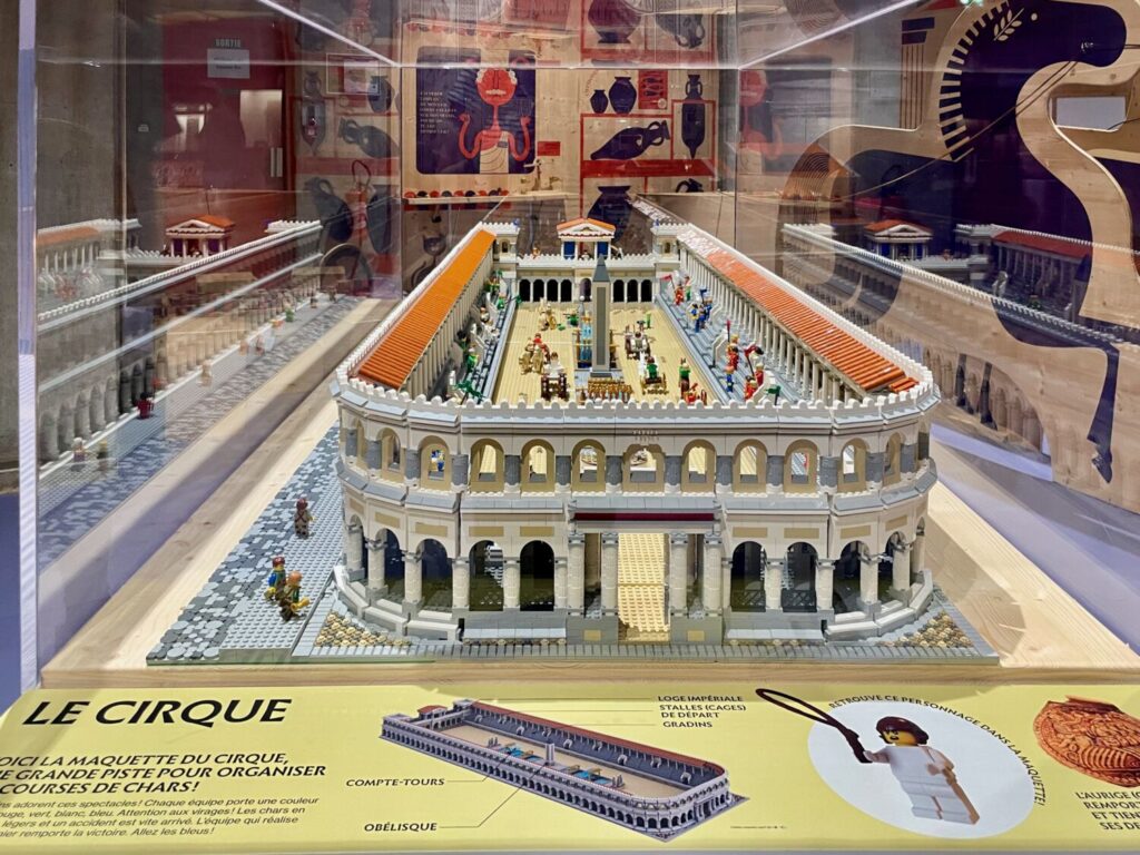 Ricostruzione del circo romano in LEGO al Museo Lugdunum di Lione