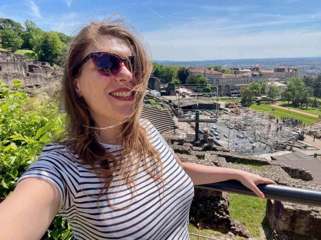 Paola Bertoni ai Teatri Romani di Lione