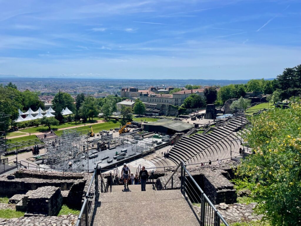 I Teatri Romani sulla collina di Fourvière a Lione