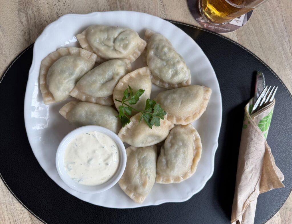 Pierogi mangiati da Pierozek a Gdynia, Polonia