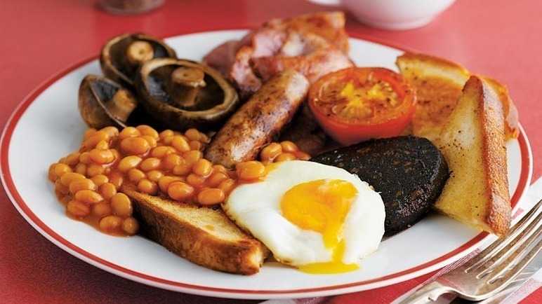 Full English breakfast, foto dal sito di Sainsbury