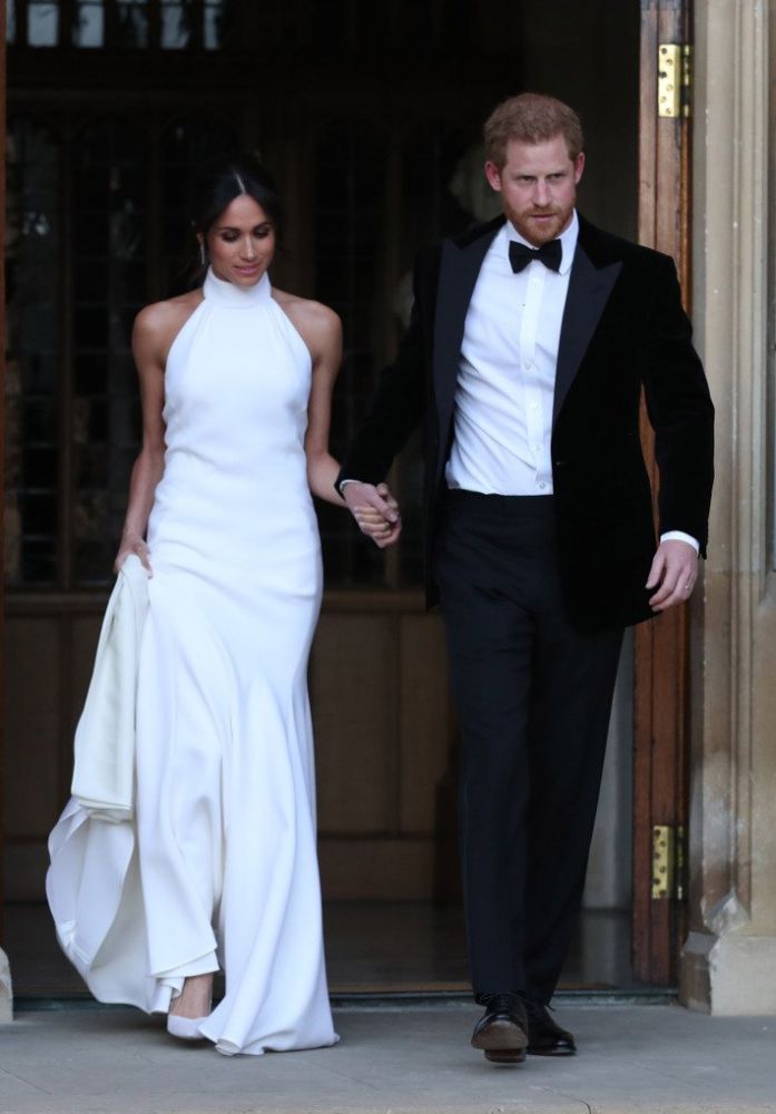 Meghan e Harry al secondo ricevimento per il loro matrimonio, foto Getty Images