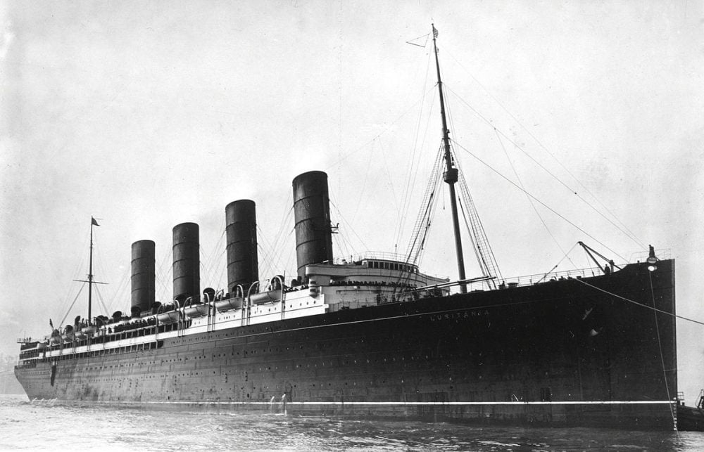 Il transatlantico RMS Lusitania